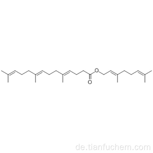 4,8,12-Tetradecatriensäure, 5,9,13-Trimethyl-, (57192370,2E) -3,7-dimethyl-2,6-octadien-1-ylester, (57192371,4E, 8E) - CAS 51 -77-4